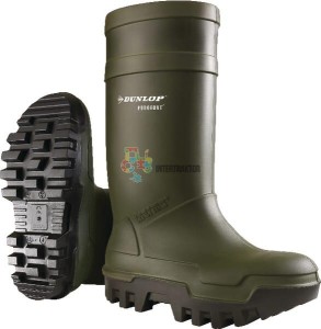 Kalosze zielone, S5, roz. 44 Purofort® Thermo+ Dunlop C6629334445