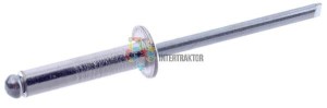 Nit zrywalny stal/stal z łbem płaskim, 4 x 16 mm BN416SS