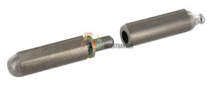 Zawias toczony ze smarowniczką, 100 mm HS762810GN
