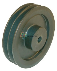 Koło pasowe klinowe B lub SPB 2 rowki średnica 125 mm Kramp 118B2