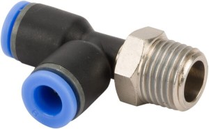Trójnik wtykowy T, obrotowy, gwint zew. 1/4" 6 mm Kramp TCMT614P