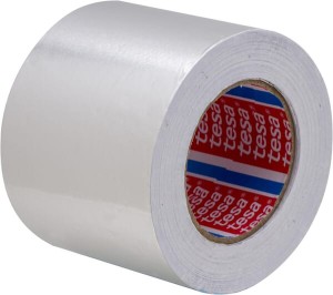 Taśma aluminiowa, odkształcalna z papierową przekładką 50 m x 100 mm Tesa® T606320000300