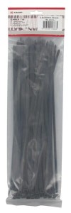 Opaski kablowe 4.8x300 mm czarne, Poliamid, max. Ø 76 mm op. 50 szt. Kramp TRBL48300BLA