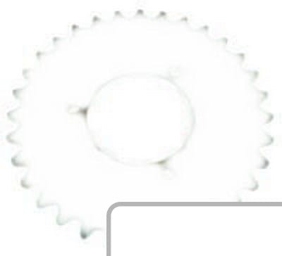 Zębatka Z32 przykręcana 04-0273/1 - Intertraktor