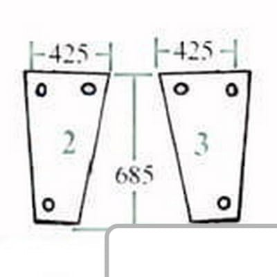 Szyba boczna (prawa i lewa) 04312039 - Intertraktor