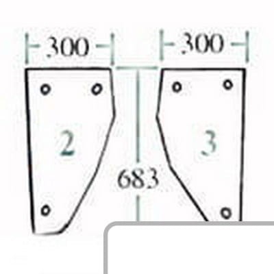 Szyba boczna (lewa i prawa) 04337767 - Intertraktor