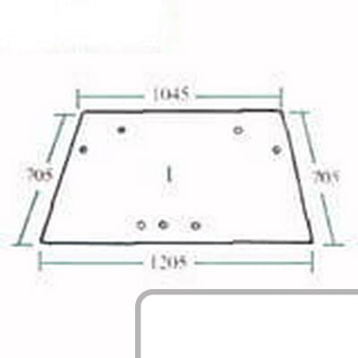 Szyba przednia 04340307 - Intertraktor