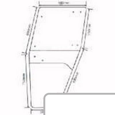 Szyba drzwi (lewa) 04358529 - Intertraktor