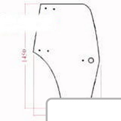 Szyba drzwi lewa 134621080 - Intertraktor