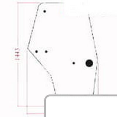 Szyba drzwi lewa 144950A1 - Intertraktor