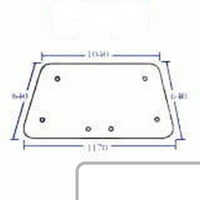 Szyba tylna 26407214 - Intertraktor