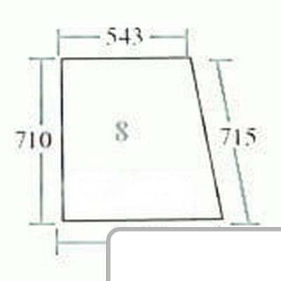 Szyba tylna 2640791 - Intertraktor
