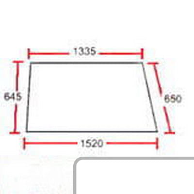 Szyba tylna 3052724M1 - Intertraktor