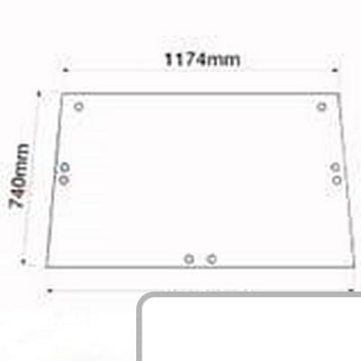 Szyba tylna 3221542R1 - Intertraktor