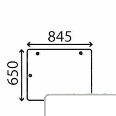 Szyba Tylna 3233046R3 - Intertraktor