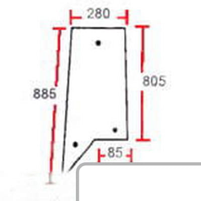 Szyba 3385203M1 - Intertraktor