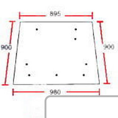 Szyba tylna 3389902M2 - Intertraktor