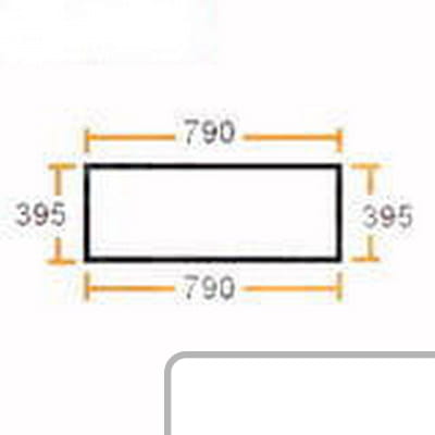 Szyba tylna (dolna) 7700007517 - Intertraktor