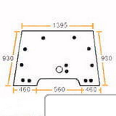 Szyba przednia 7700048128 - Intertraktor