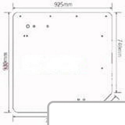 Szyba tylna 7700050257 - Intertraktor