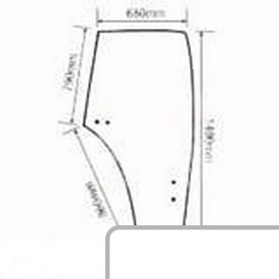 Szyba drzwi H816810030330 - Intertraktor