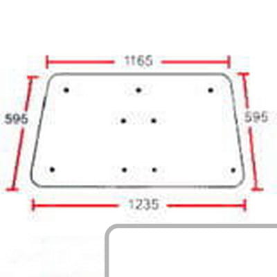 Szyba tylna M555041 - Intertraktor