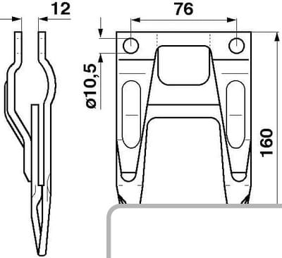 Bagnet podwójny SCH SCH-BAGNET-2-G SCH-BAGNET-2-G - Intertraktor