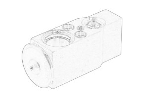 Zawór rozprężny, dysza dław. klimatyzacji 6005029040-CL