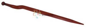 Ząb ładowacza, wygięty: 58 mm profil kwadratowy 36x820 mm końcówka szpiczasta z nakrętką M24x1.5 czerwony SHW FT24