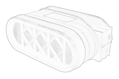 Filtr powietrza 0.900.0272.0 - Intertraktor