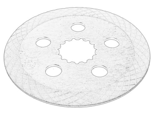 Tarcza hamulcowa 0.008.5343.2 - Intertraktor