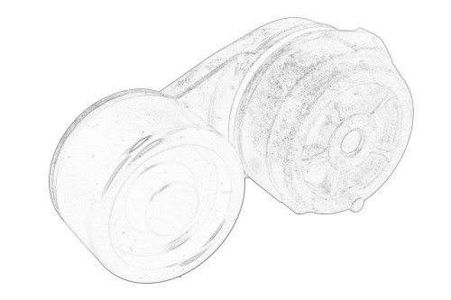 Napinacz paska wieloklinowego 0011614340-CL - Intertraktor
