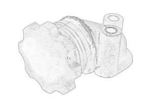 Króciec wlewu oleju 4134C005