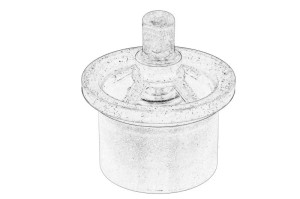 Termostat cieczy chłodzącej RE554015-JD