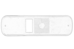 Klosz lampy tył 82004330-CNH