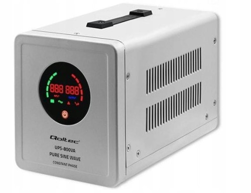 + Qoltec Zasilacz awaryjny Pure Sine Wave 800VA 12V - Intertraktor