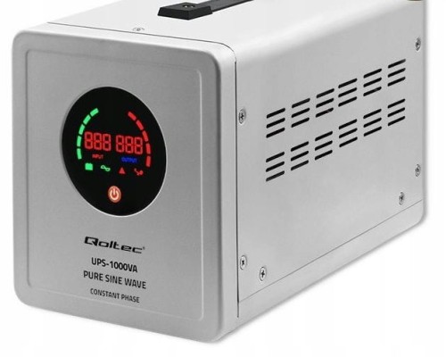 + Qoltec Zasilacz awaryjny Pure Sine Wave 1000VA 12V - Intertraktor