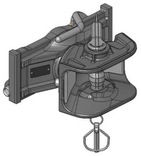 Zaczep typu W295 JSV CHS (Ø 38 mm) 05295506A02 - Intertraktor