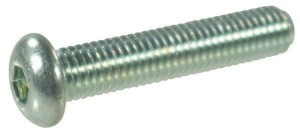 Wkręt grzybkowy M8x20 mm kl. 10.9 ocynk ISO7380820109