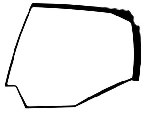 Szyba boczna, prawa D30144