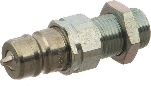 Szybkozłącze wtyczka SKP-M 3/8" gwint grodziowy M18x1.5 12L SKPM10N18
