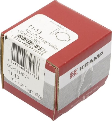 Opaska z dwoma uszami ze stali szlachetnej 11-13 mm OOR1113RVS - Intertraktor