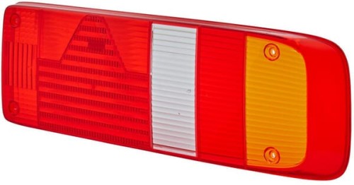 Klosz lampy, czerwony/przezroczysty/pomarańczowy, prostokątny tylny prawy Hella 9EL340829021 - Intertraktor