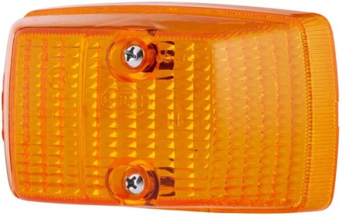 Klosz lampy, pomarańczowy, prostokątny lewy Hella 9EL110737001 - Intertraktor