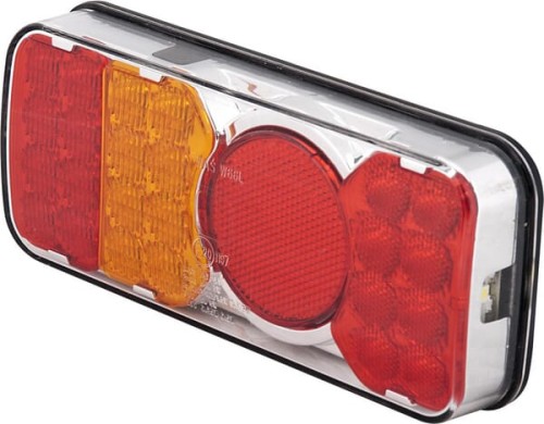 Lampa tylna zespolona, diodowa, lewa W66L 12/24V NR 312KR 1400680780 - Intertraktor