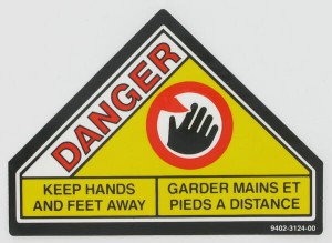 Naklejka Danger 9402312400
