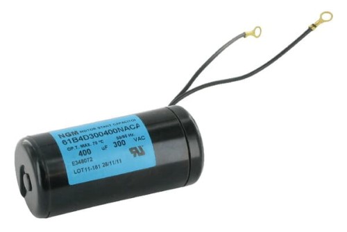Kondensator rozruchowy silnika elektrycznego 400uF/300V EM9400300V - Intertraktor