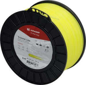 Żyłka tnąca Ø 2.65mm 210m okrągła żółta Kramp NL27210RKR