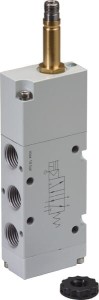 Zawór elektrom. 5/2-droż. 1/4" SOV52MS14