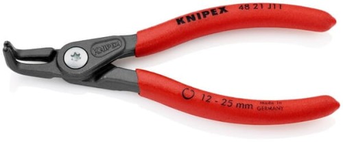 Szczypce do pierścieni wewnętrzne wygięte Knipex, 12-25 mm TA4821J11 - Intertraktor